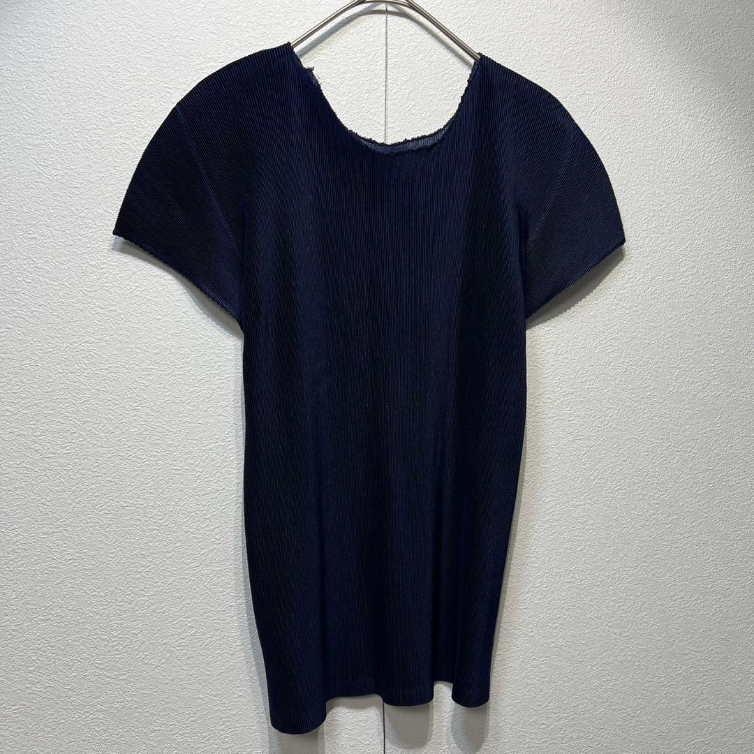 希少 美品 プリーツプリーズ イッセイミヤケ プリーツ デザイン Tシャツ 3