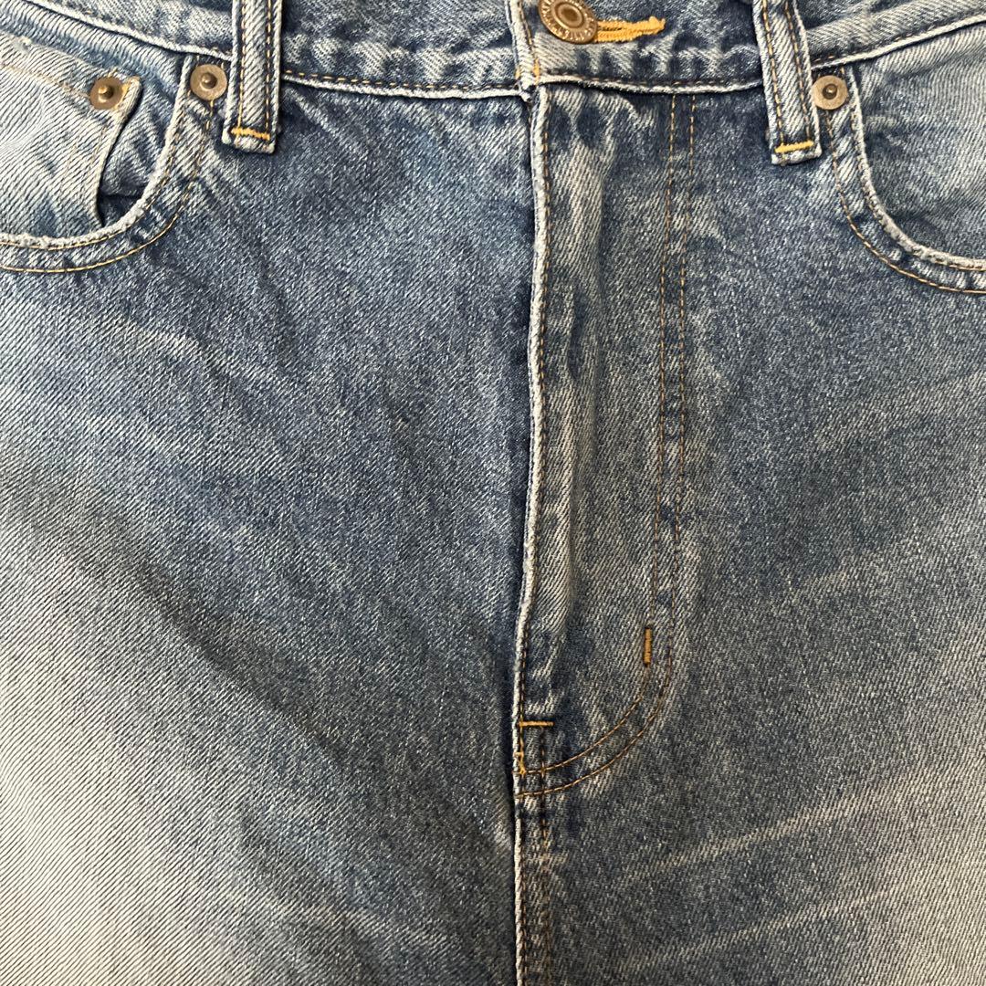 パンツ ok.soon original wide denim blue 2