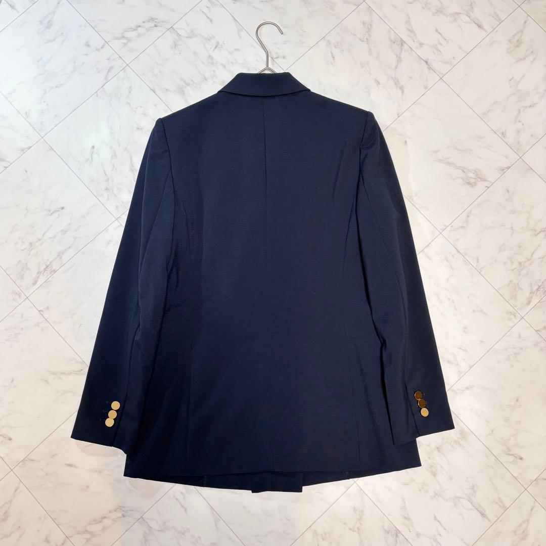 美品 allureville 紺ブレ 金ボタン ダブルジャケット サイズ2