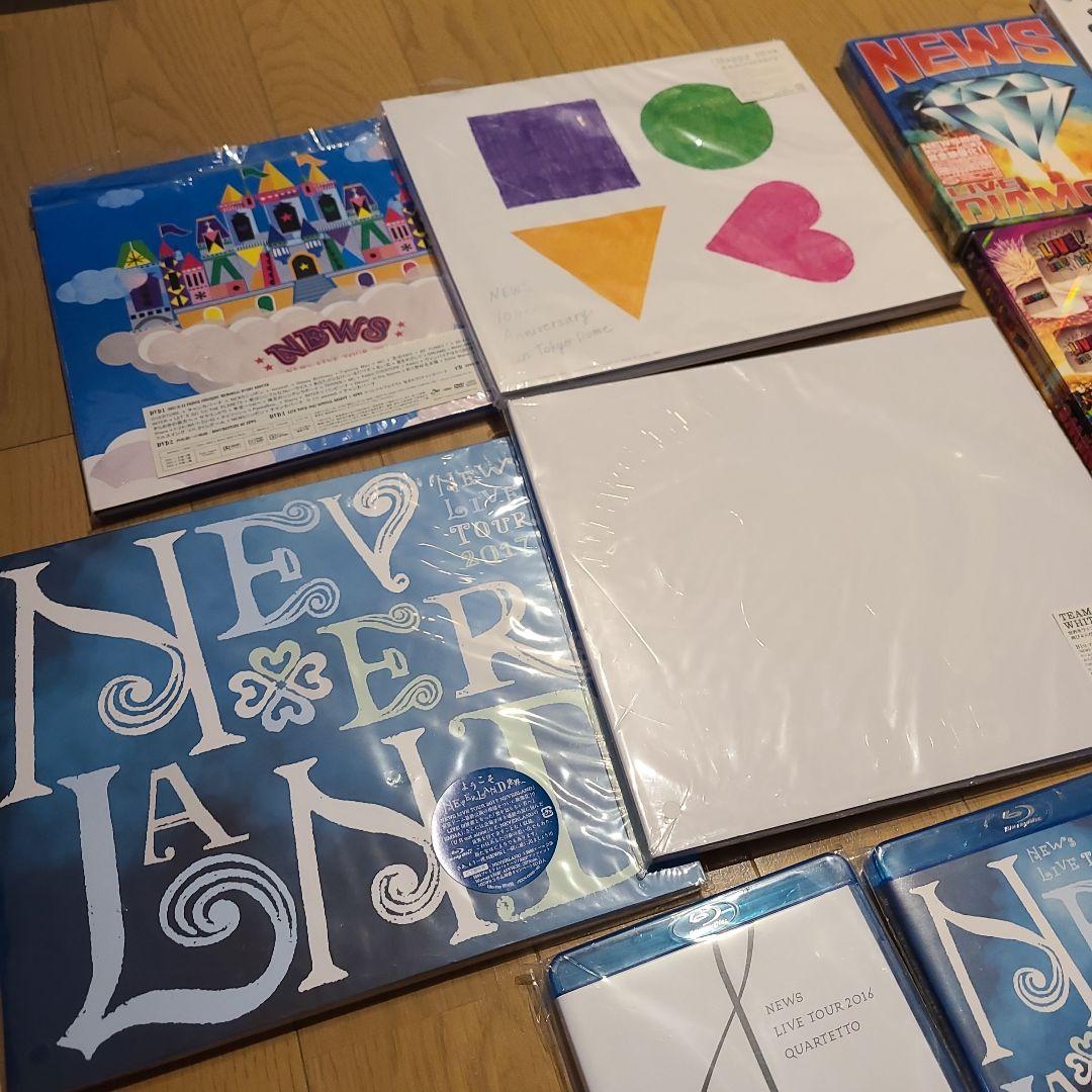 NEWS 初回盤 DVD 円盤 セット