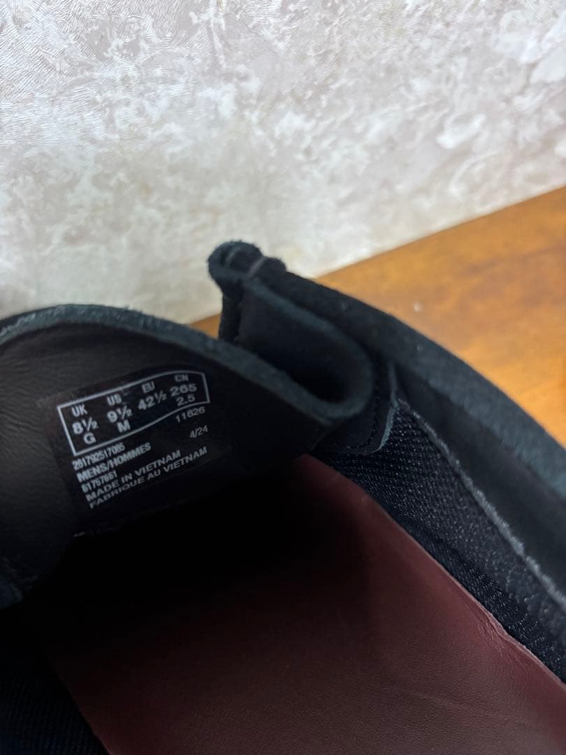 Aクラークスワラビー ビブラムソールスエード ゴアテックス 26.5cm
