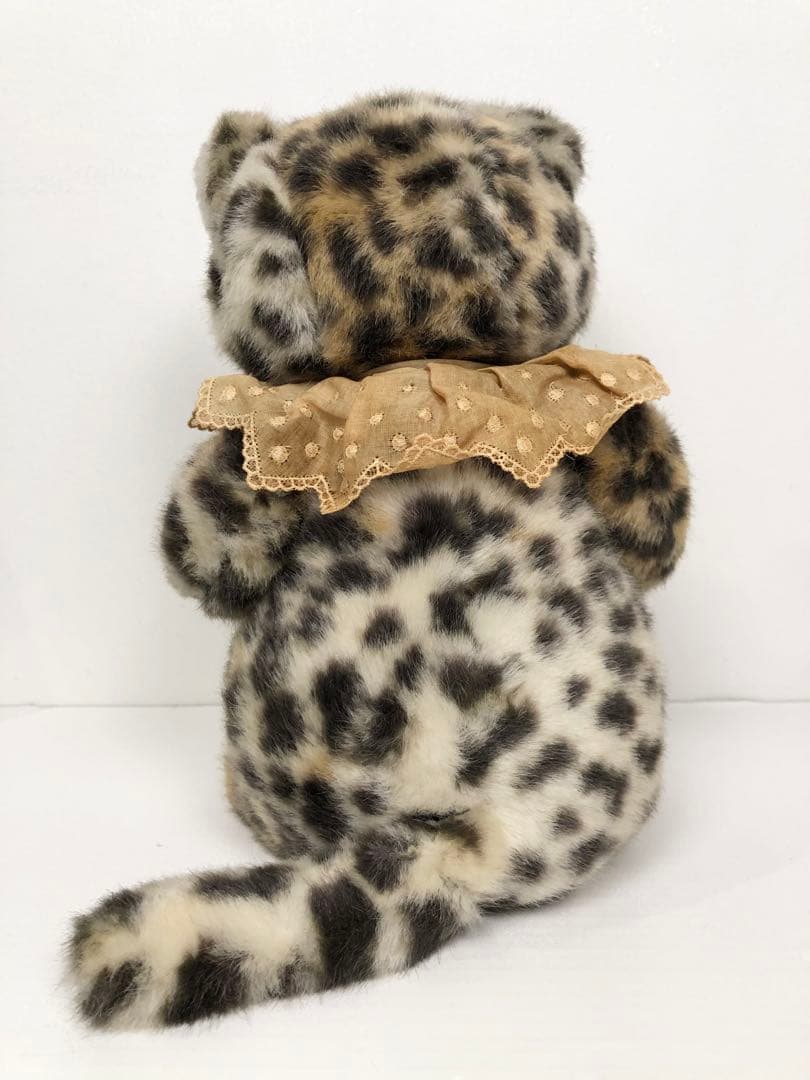 オオイケ OIKE ぬいぐるみ ヒョウ柄 ねこ 希少 レトロ ビンテージ 大小
