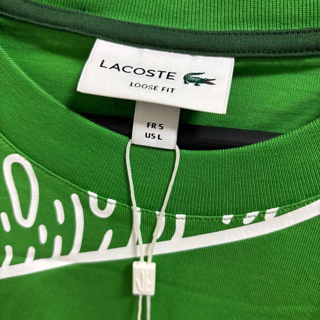 LACOSTE ビッグ クロコダイルTシャツ　US Lサイズ
