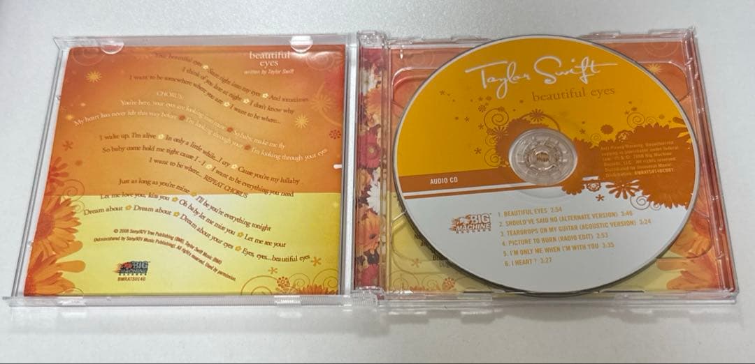 り*い様 Taylor Swift beautiful eyes ALBUM C