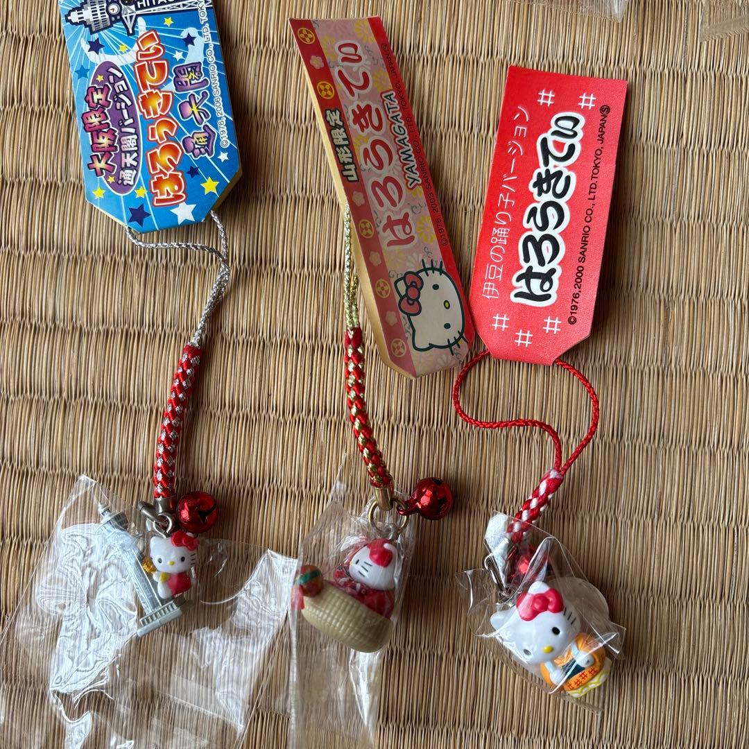 ご当地 キティ 根付け ストラップ プチタオル　バンドタオル　まとめ売り