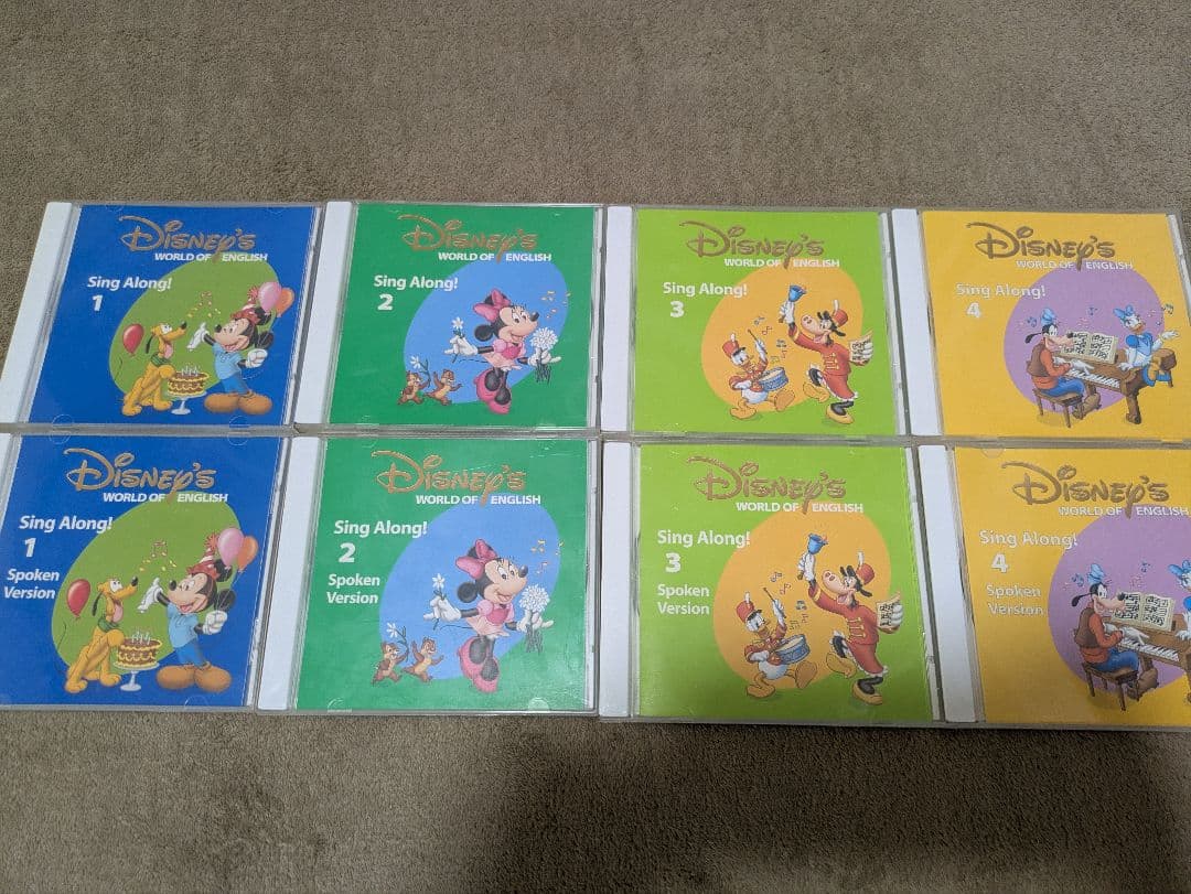 ①ディズニー 英語システム CD DVD 本