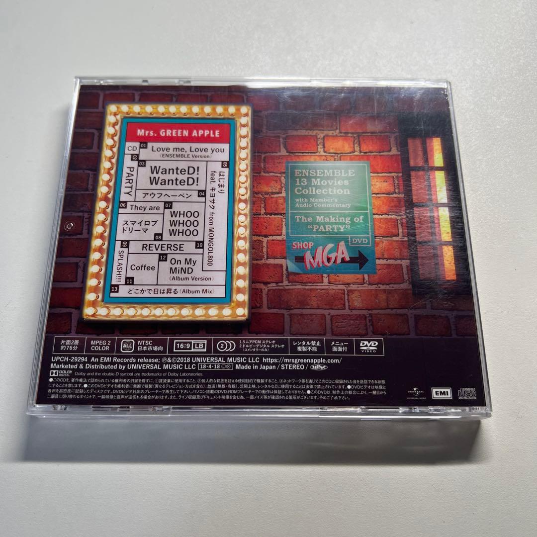 Mrs. GREEN APPLE ENSEMBLE 初回限定版