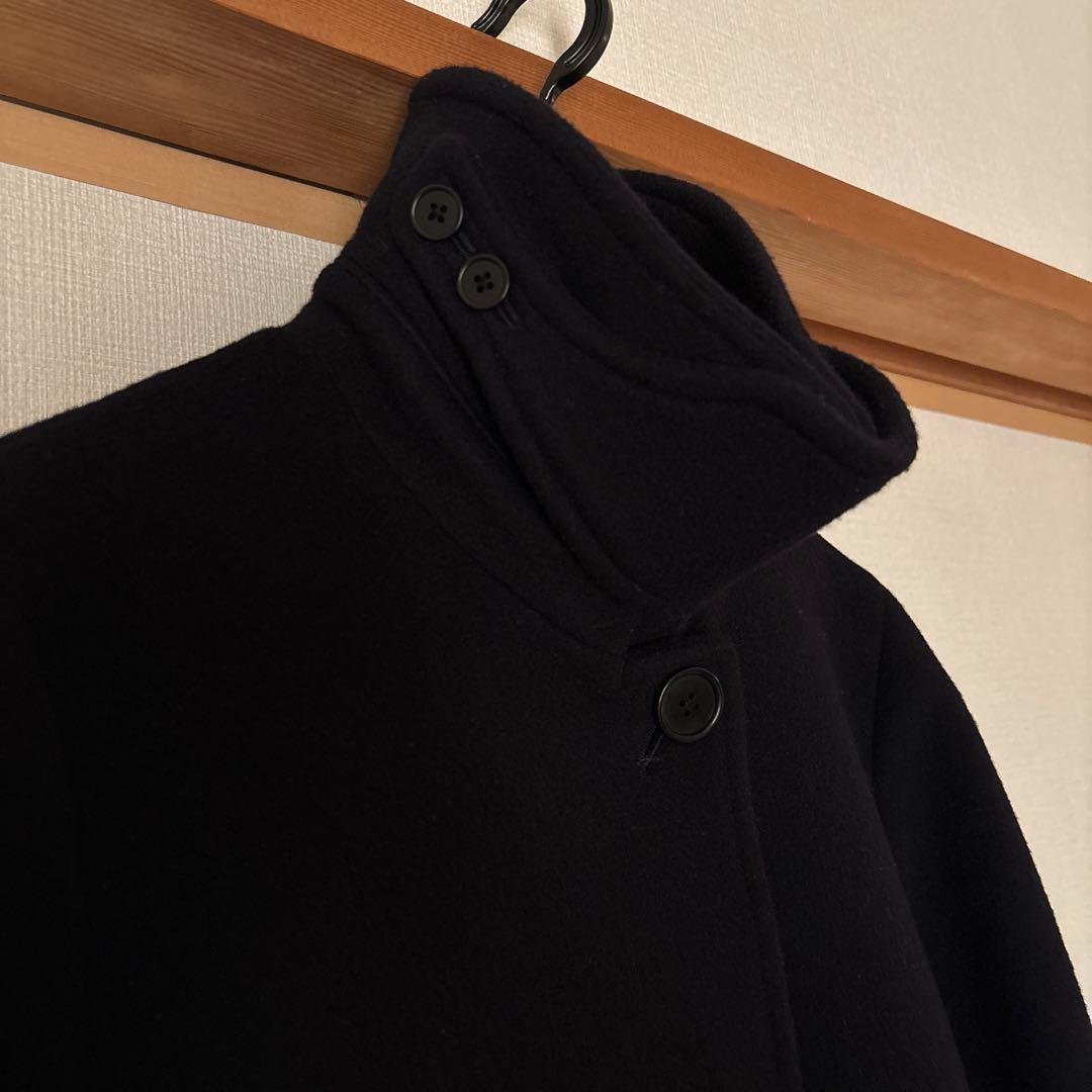 steven alan ウールカシミヤテントロングコート ネイビー　M