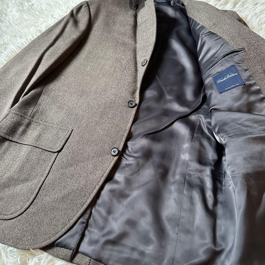 Brooks Brothers テーラードジャケット ツイード L相当 ブラウン