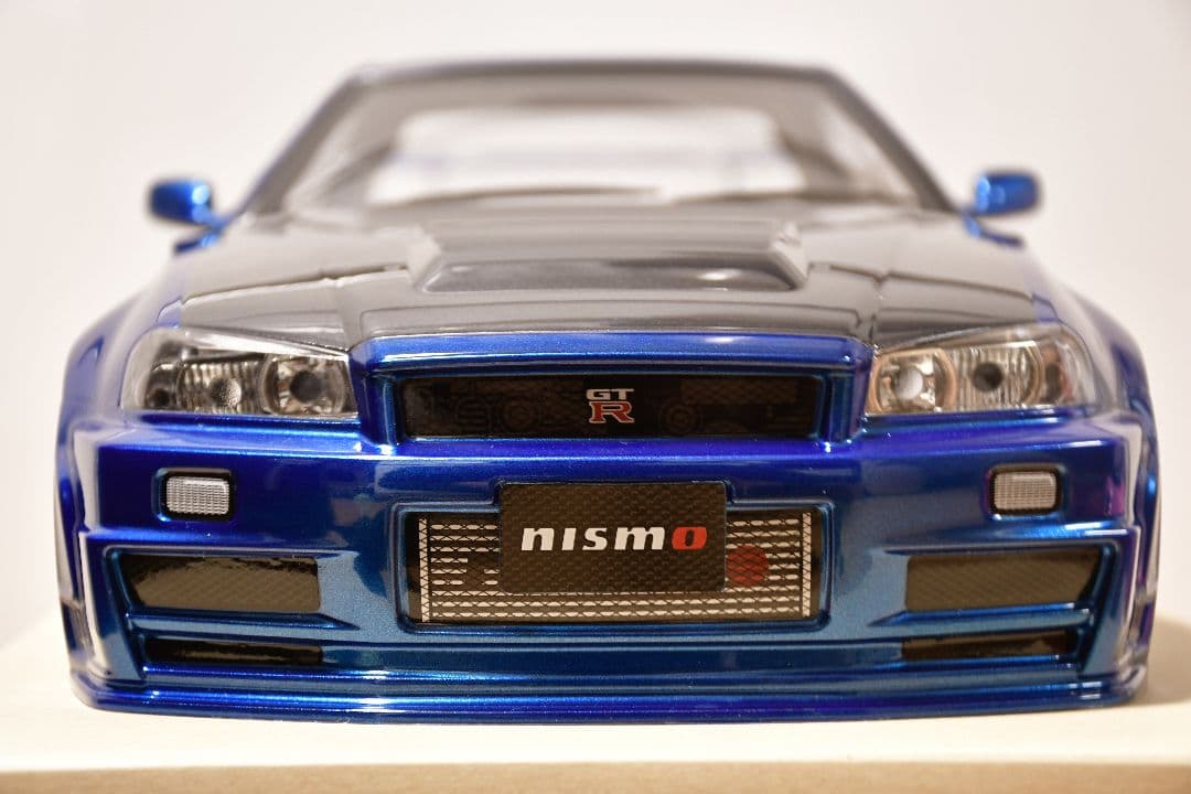 タミヤ r34 塗装済みボディ