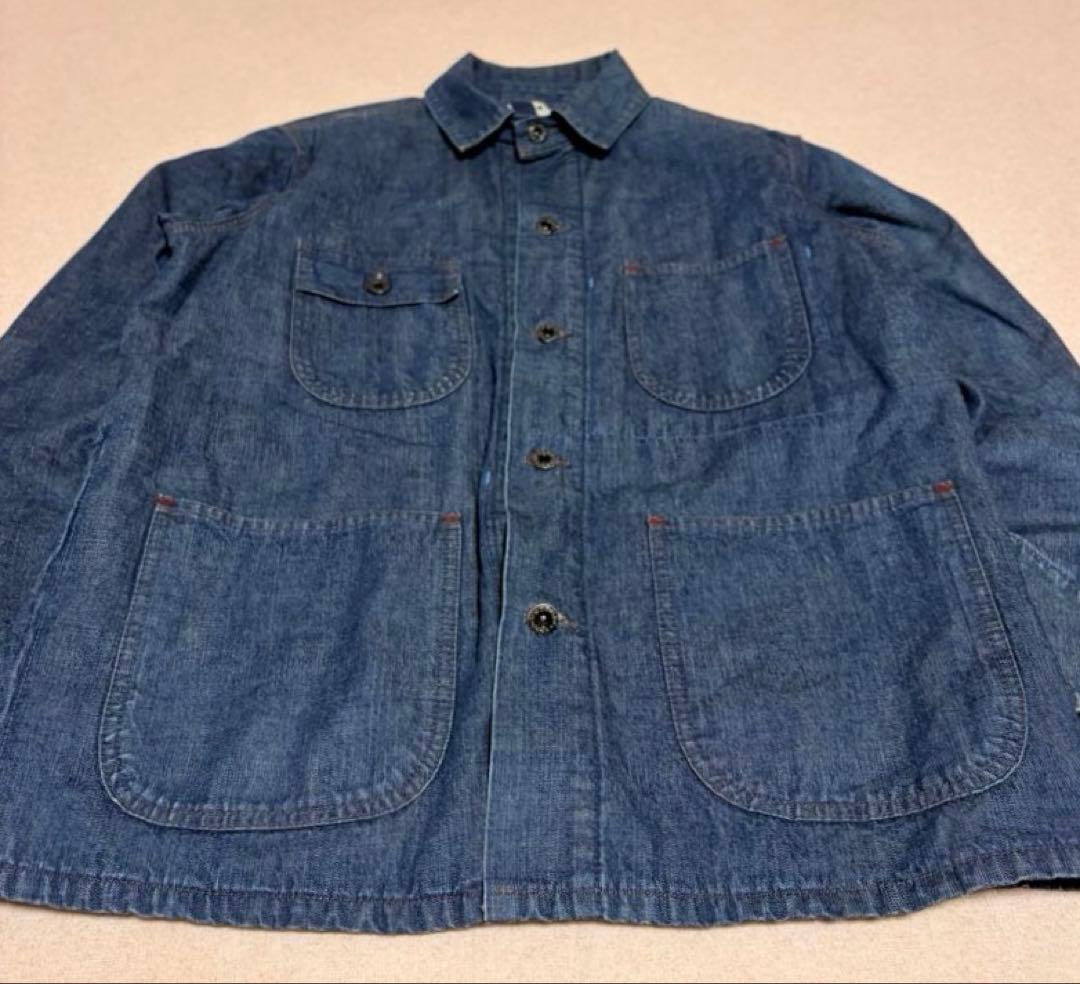 天空丸 TIGRE BROCANTE Denim Chore Jacket 百鯉