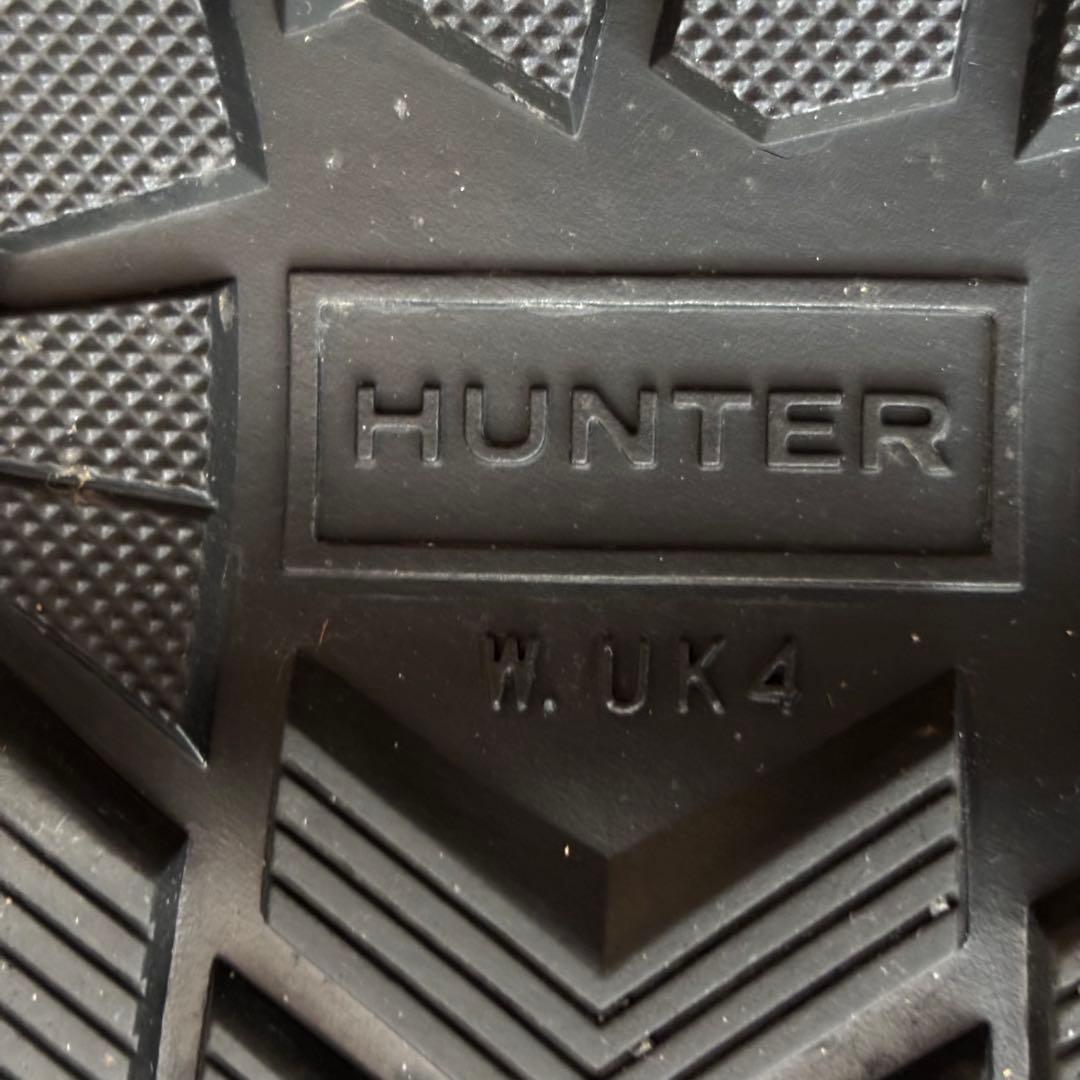 【HUNTER】ハンター アンクルスノーブーツ　ショート　UK4 ブラック　23