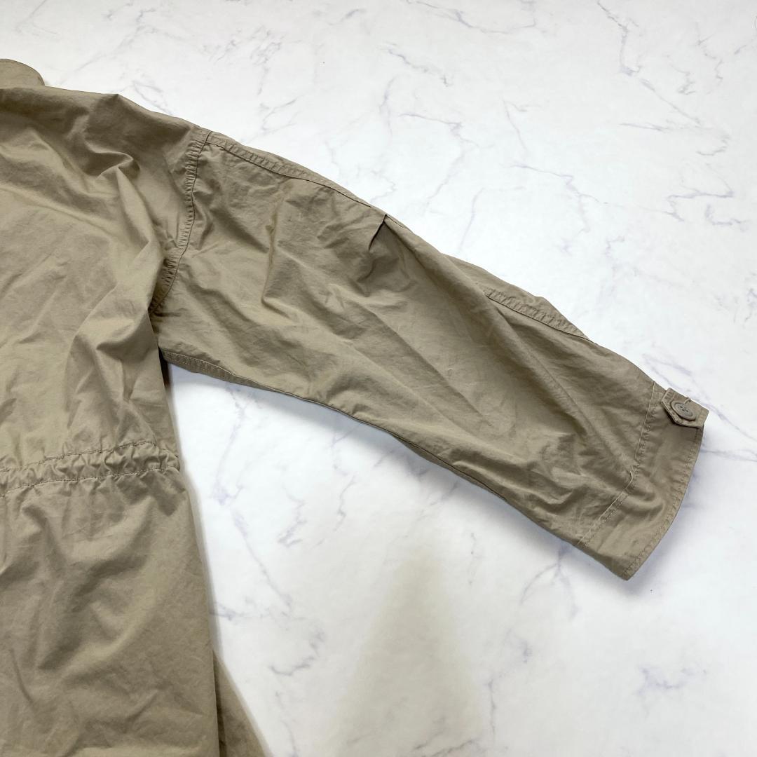 美品✨ウィムガゼット 24SS ミリタリーコート ロング丈 コットン F カーキ