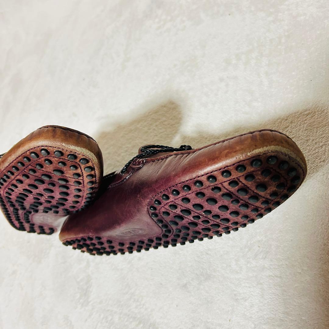 TOD’S トッズ ゴンミーニ Gommino ドライビングシューズ レザー