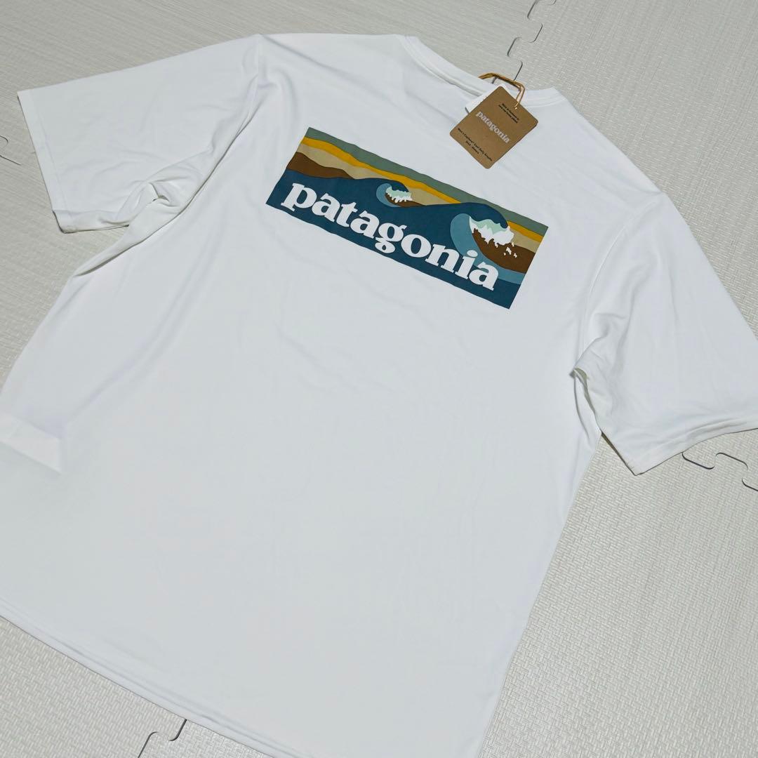 patagonia キャプリーン　クール　デイリー　Tシャツ ホワイト　Mサイズ