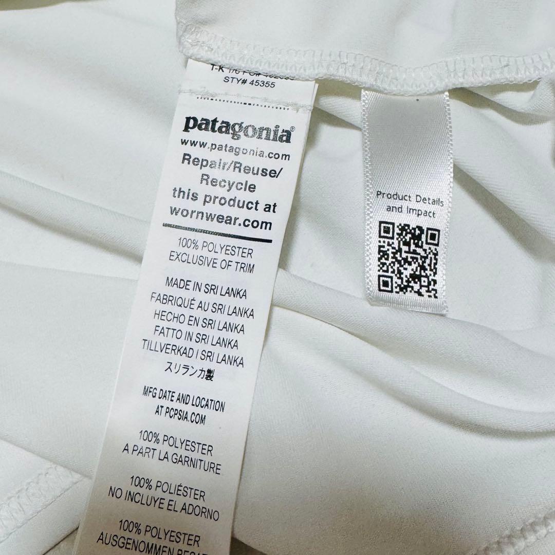 patagonia キャプリーン　クール　デイリー　Tシャツ ホワイト　Mサイズ