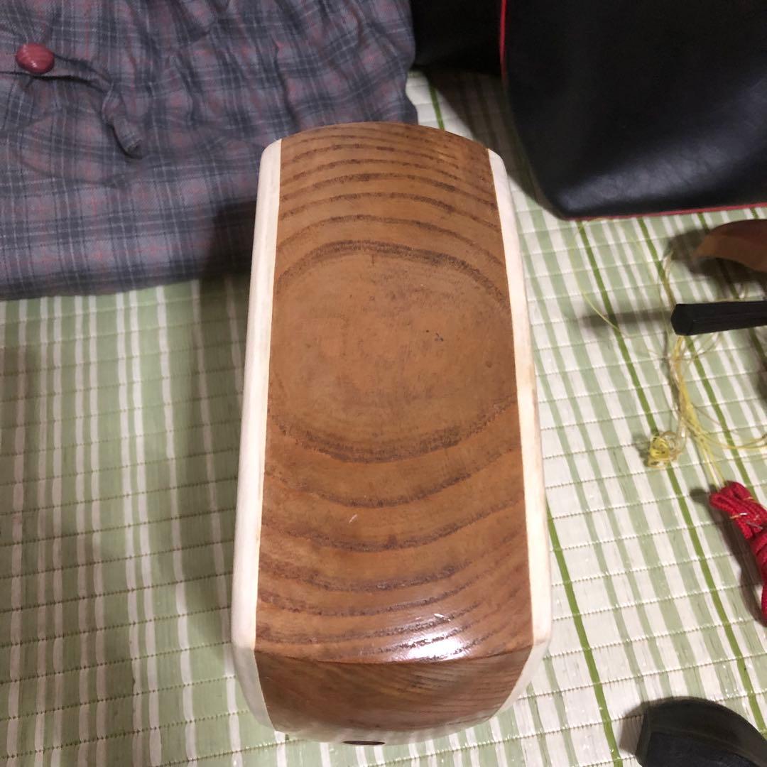 三味線　バチ　三弦駒　和楽器　弦楽器　細棹　ソフトケース