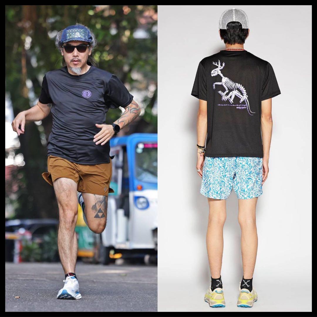 ELDORESO エルドレッソ ダイナソーTシャツ ユニセックス L ブラック