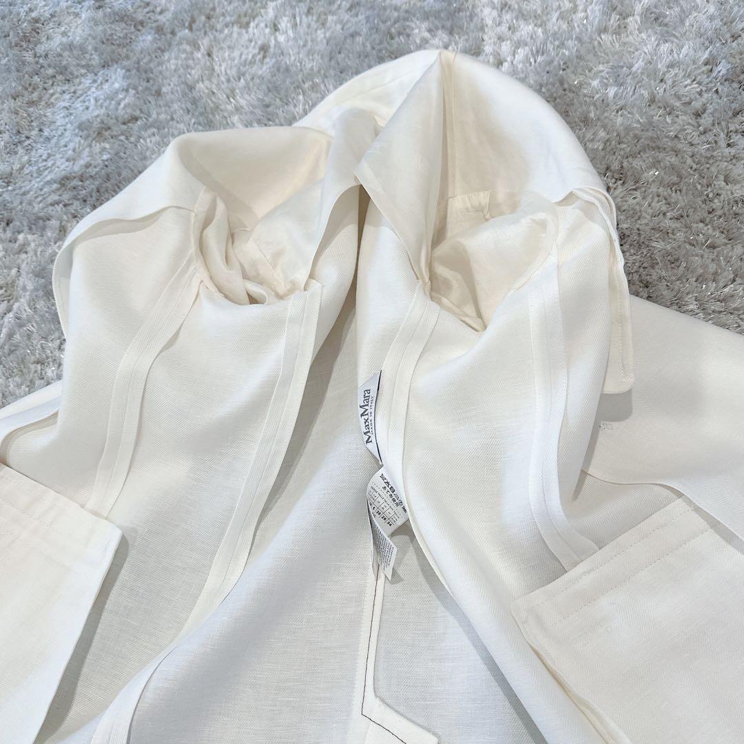 MAXMARA マックスマーラ リネン　テーラード　ジャケット