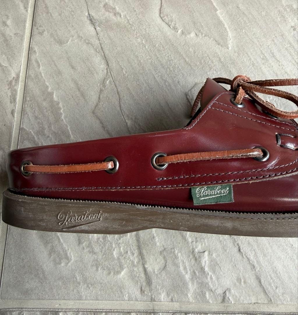 ＜Paraboot＞ シャイニー スリッパ　BARBADE/MARINE