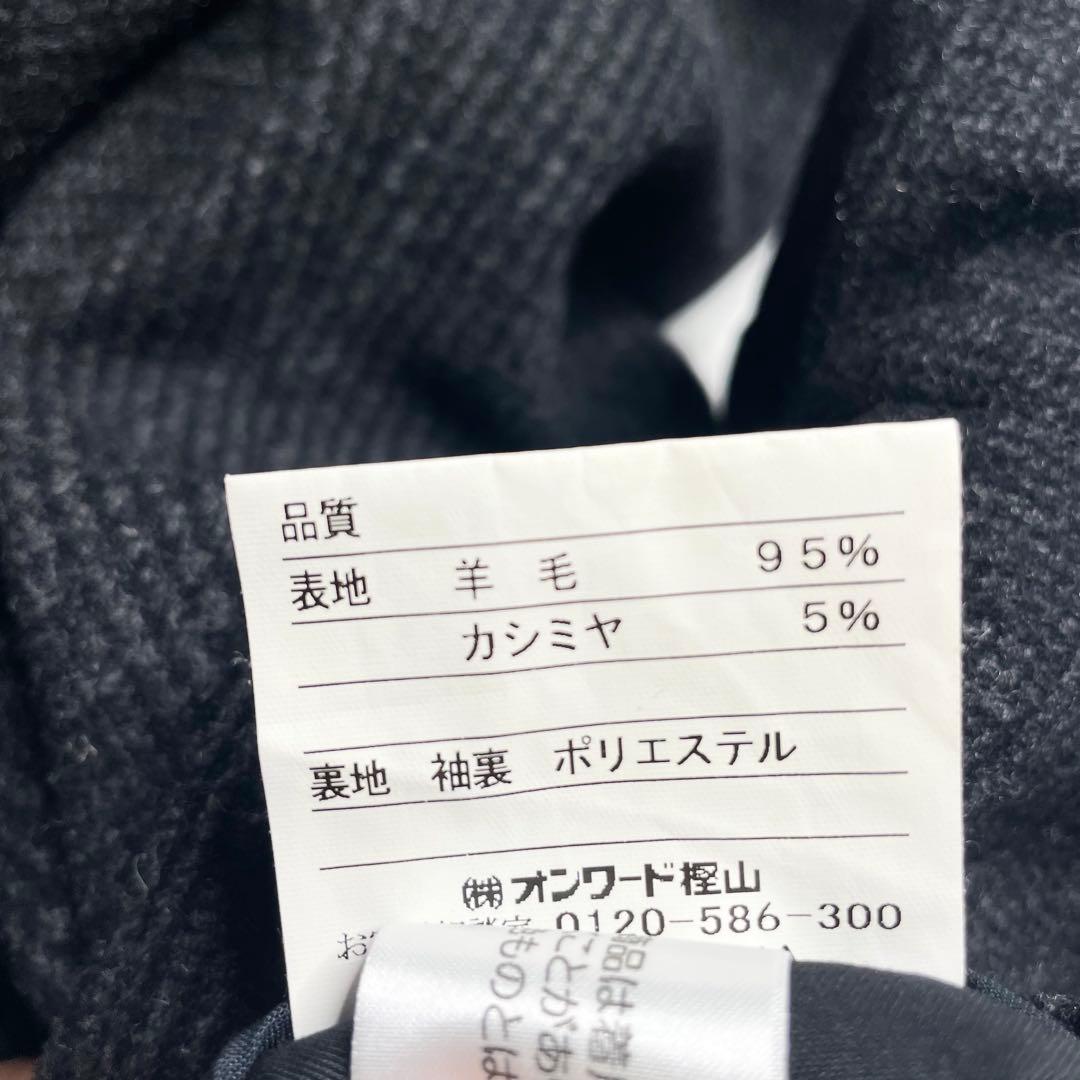 J.PRESS ジェイプレス カシミヤ グレンチェック ダッフルコート L 美品