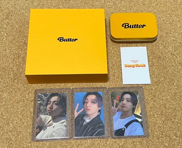 BTS Butter ジョングク Weverse 特典 缶ケース セット
