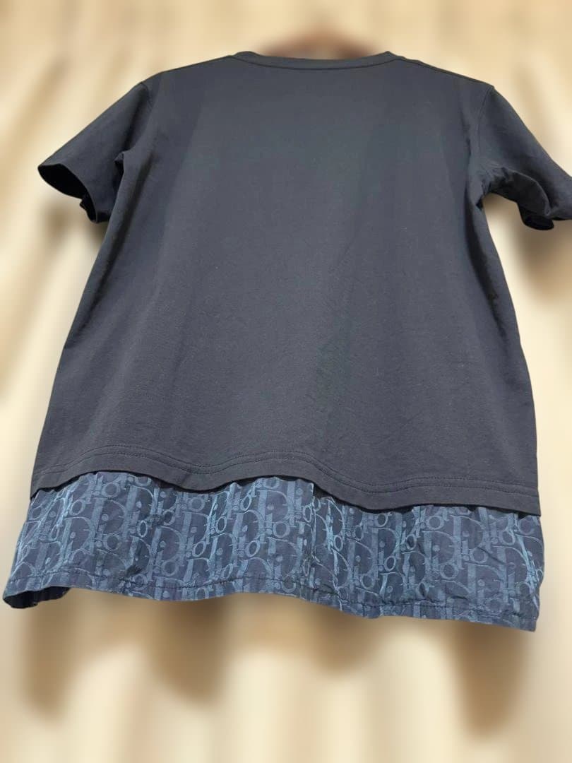 Dior HOMME（ディオールオム）異素材レイヤード風 半袖Tシャツ