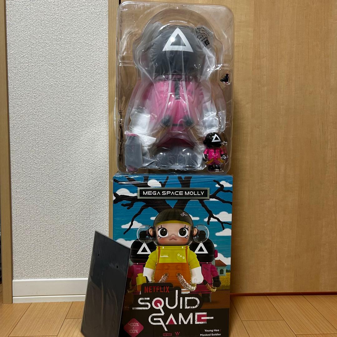 その他 popmart space molly squid game 100% 400%