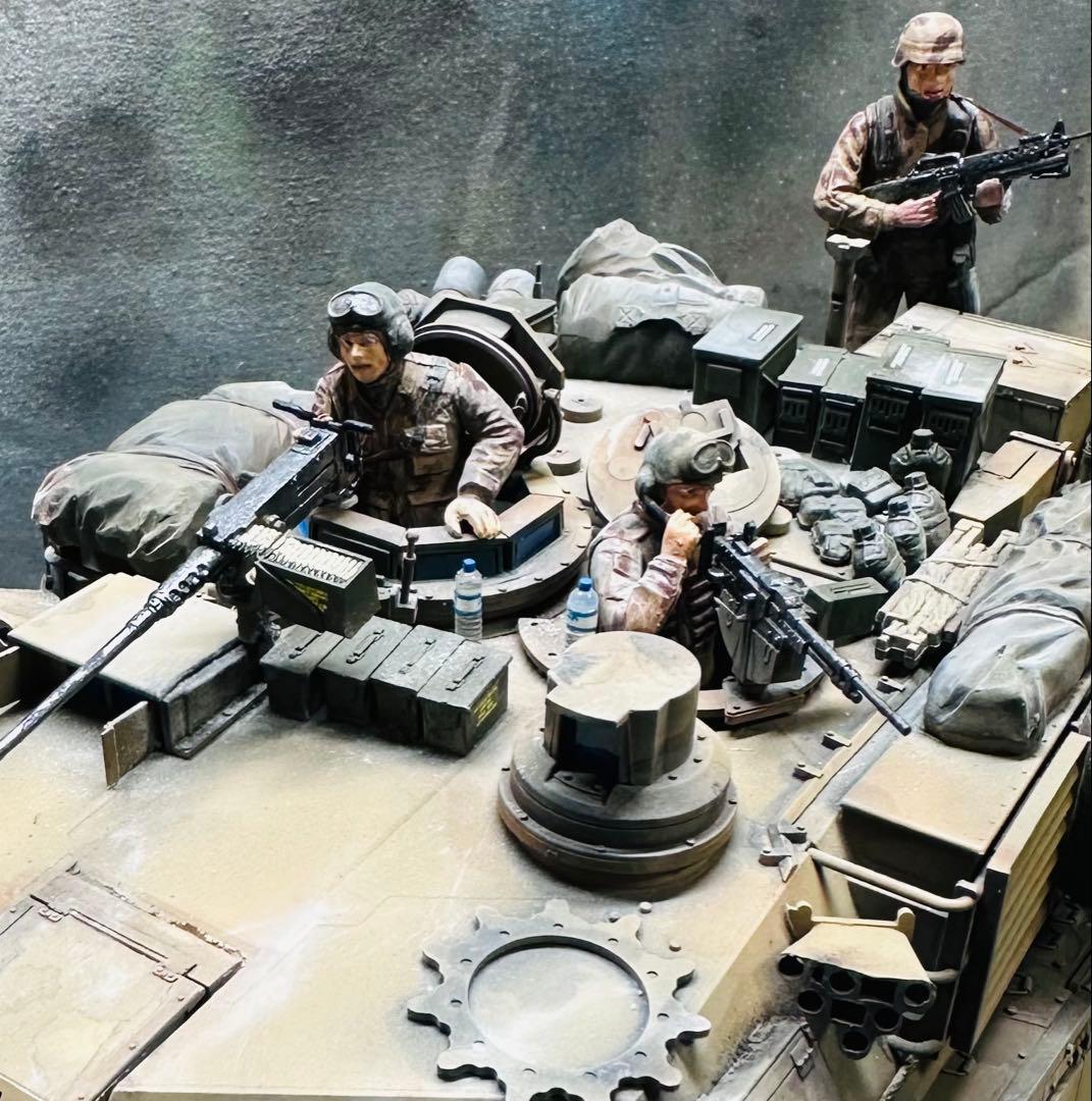 完成品プラモデルタミヤ他製1/35 スケールアメリカ陸軍戦車M1A2エイブラムス