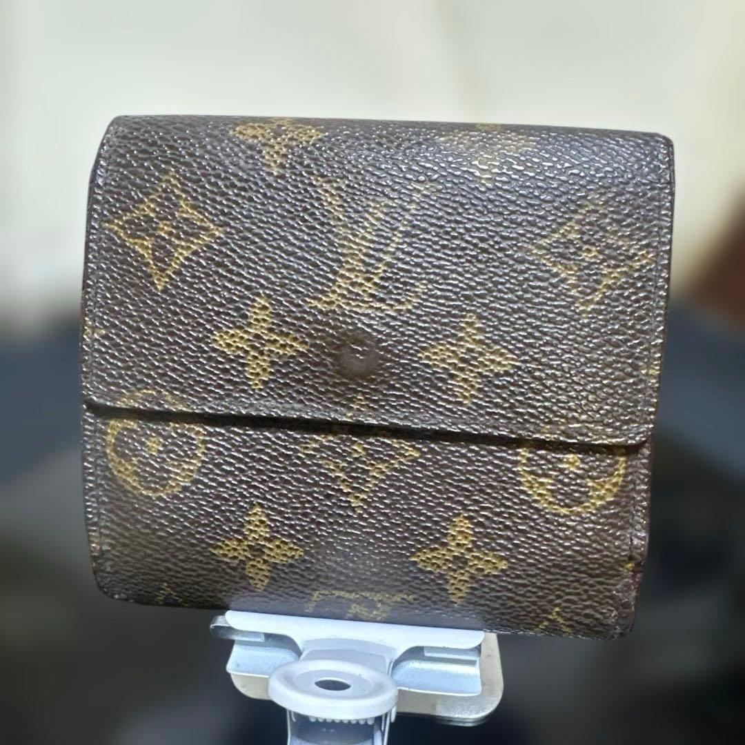 11★在庫セール/良品 ♪モノグラム Wホック折財布