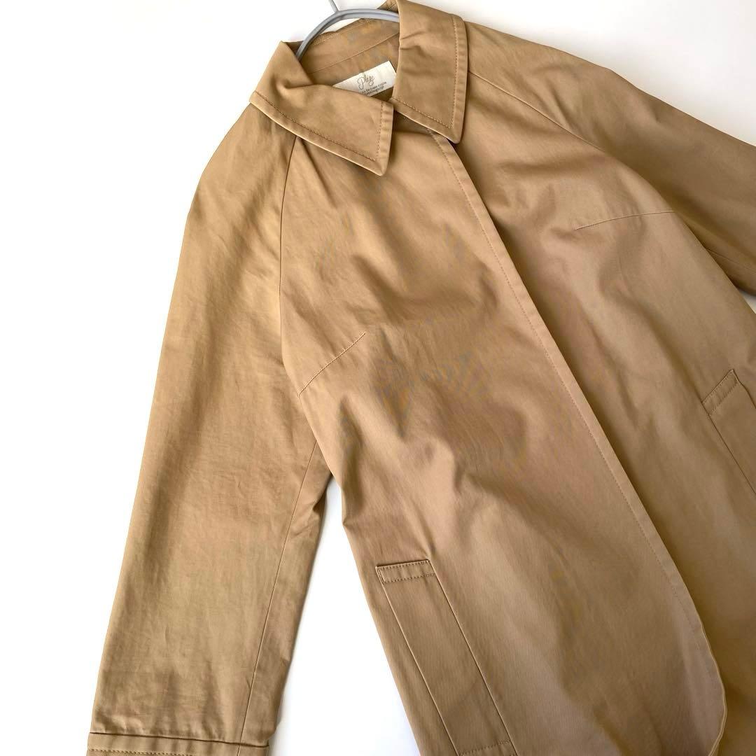 リンゴPlage✨定価4万円　ステンカラーコート　ロングコート　トレンチ