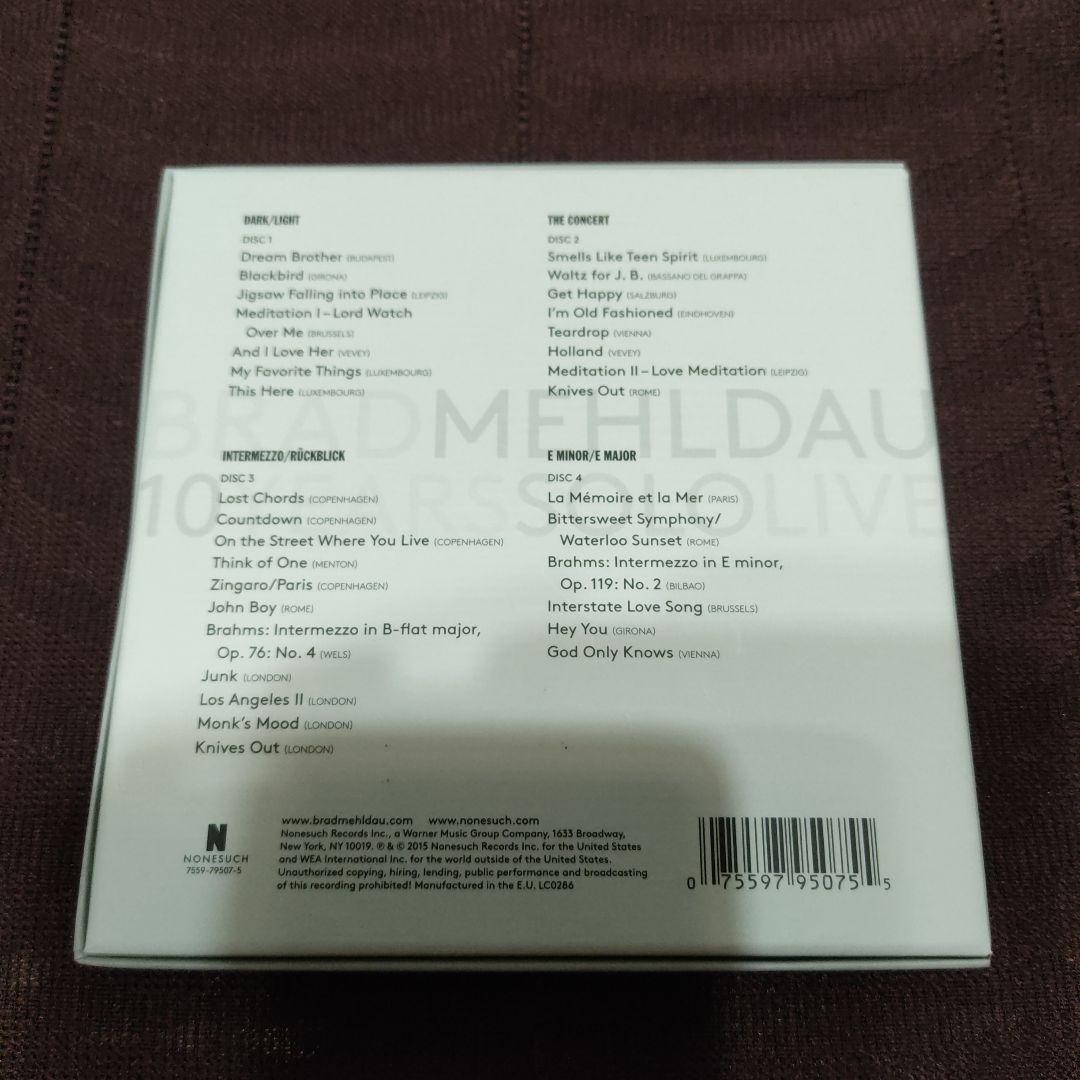 洋楽 BRAD MEHLDAU 10YEARS SOLO LIVE