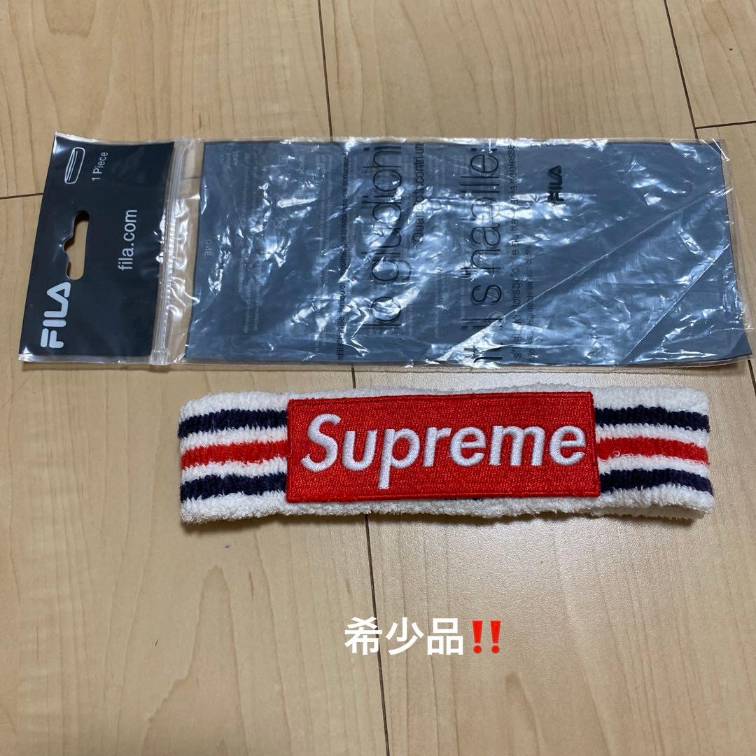 Supreme x FILA box logo Head Band ヘアバンド