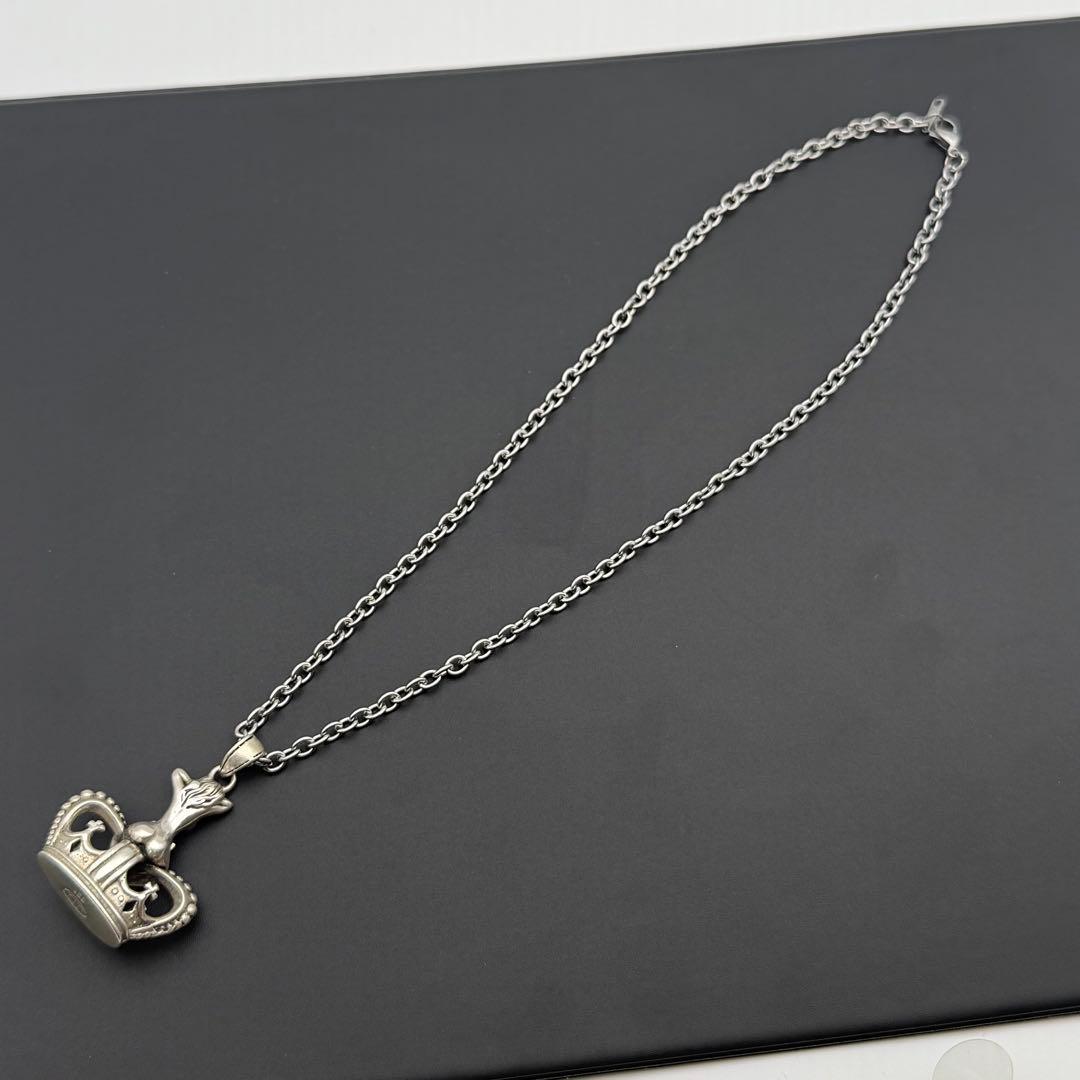 廃盤品✨ジャスティンデイビス ネックレス ルビー クラウン クレイジーガール