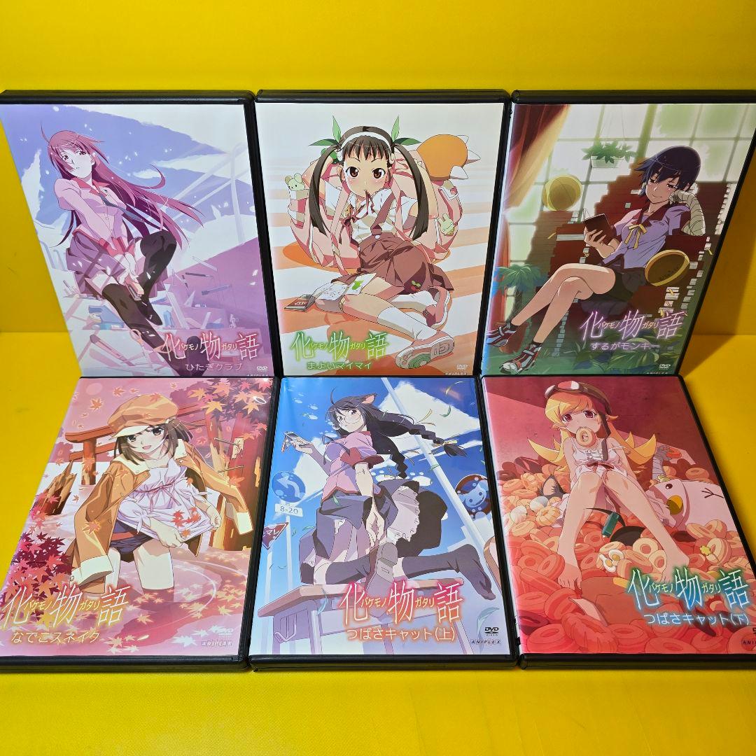 新品ケース交換済み　化物語DVD 完全42巻完結セット