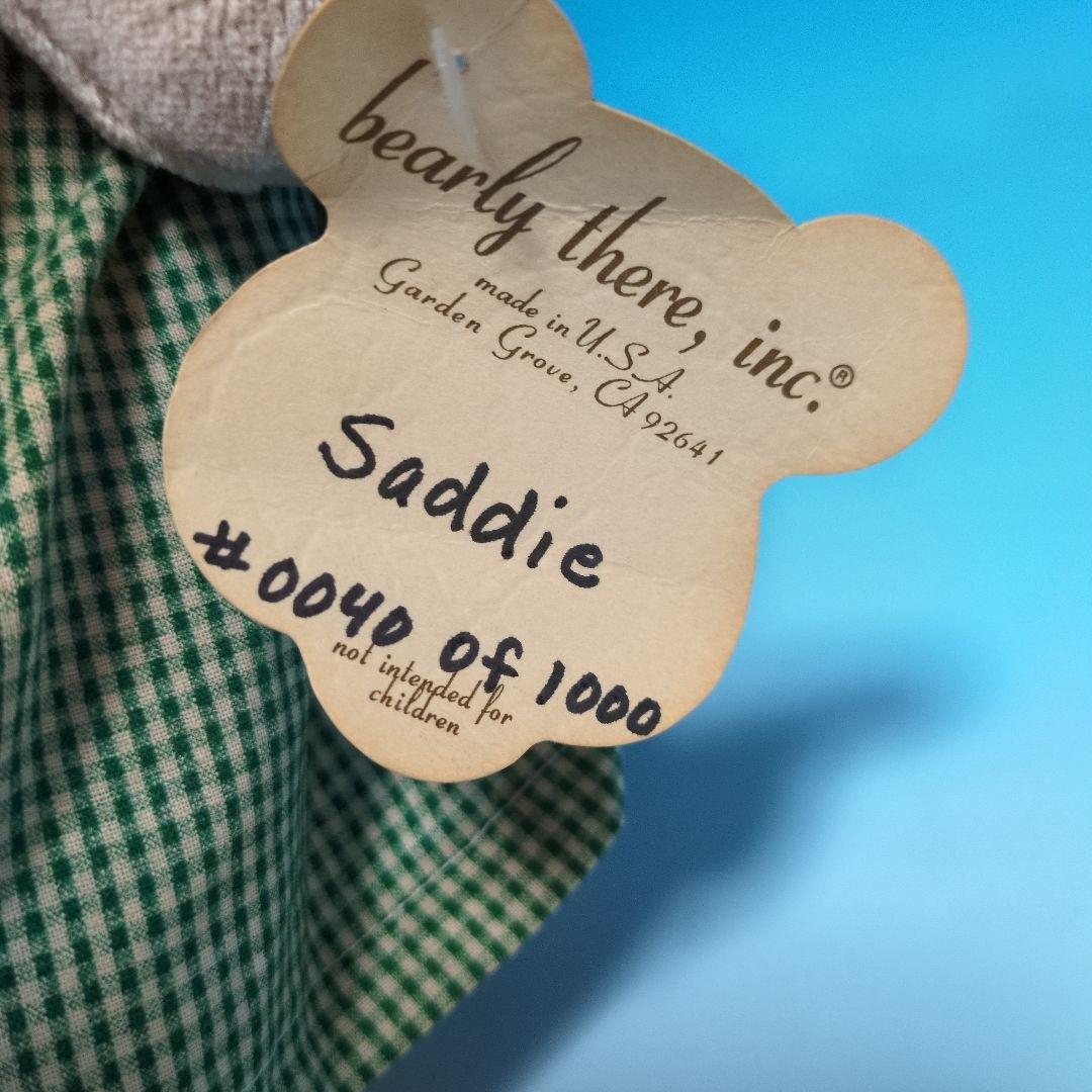 ち*ん様 テディベア　サディ　Saddie　リンダ・シュピーゲル　ヴィンテージ