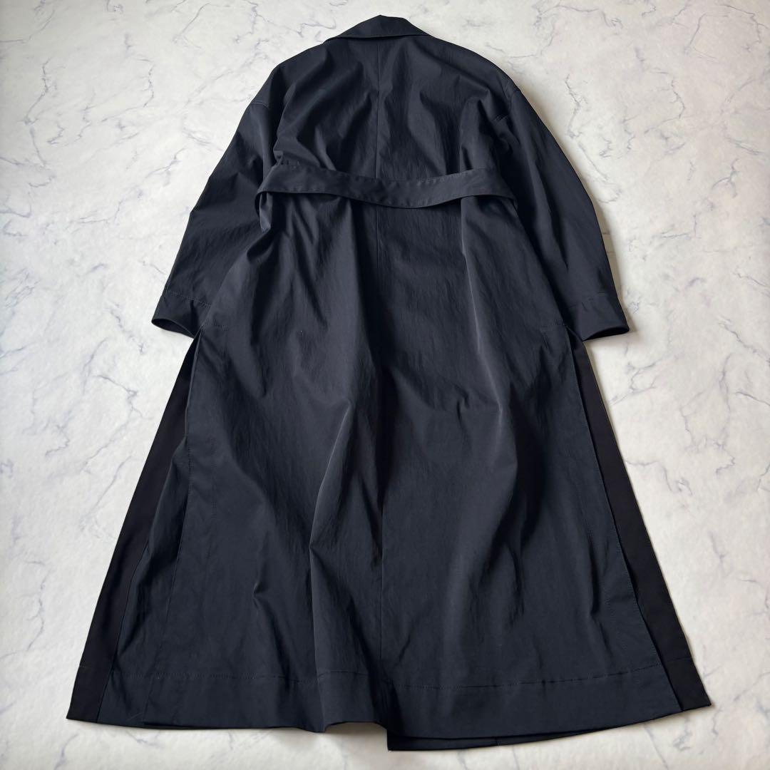 Plage　プラージュ　トレンチコート　リラックス　オーバーサイズ　ネイビー