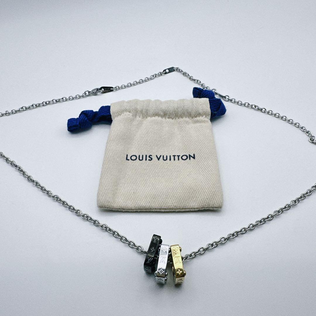 ルイヴィトン ネックレス ペンダント モノグラム ボールド LV M000675