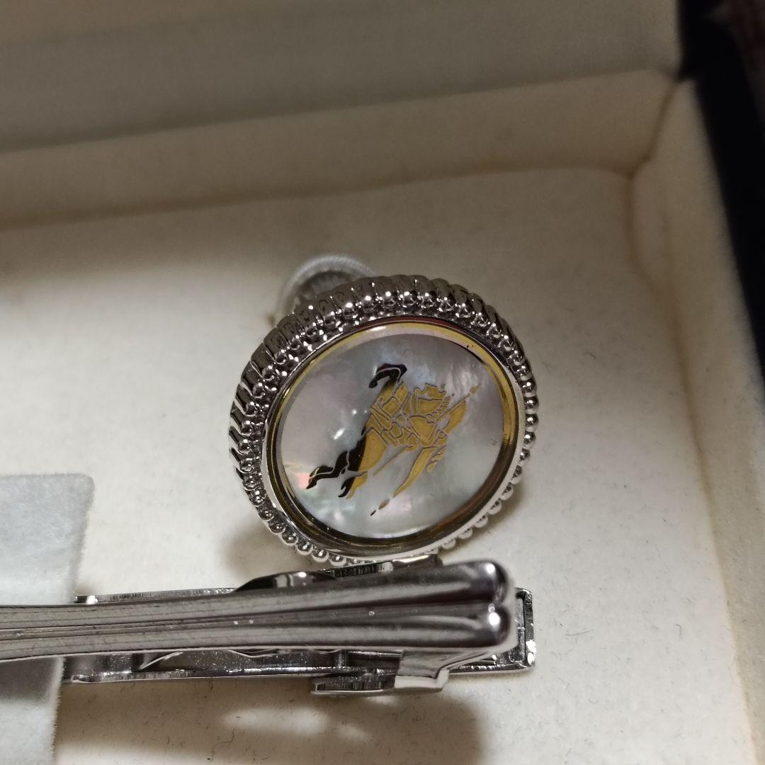 BURBERRY カフスボタン タイピン セット シェル 白蝶貝　箱なし