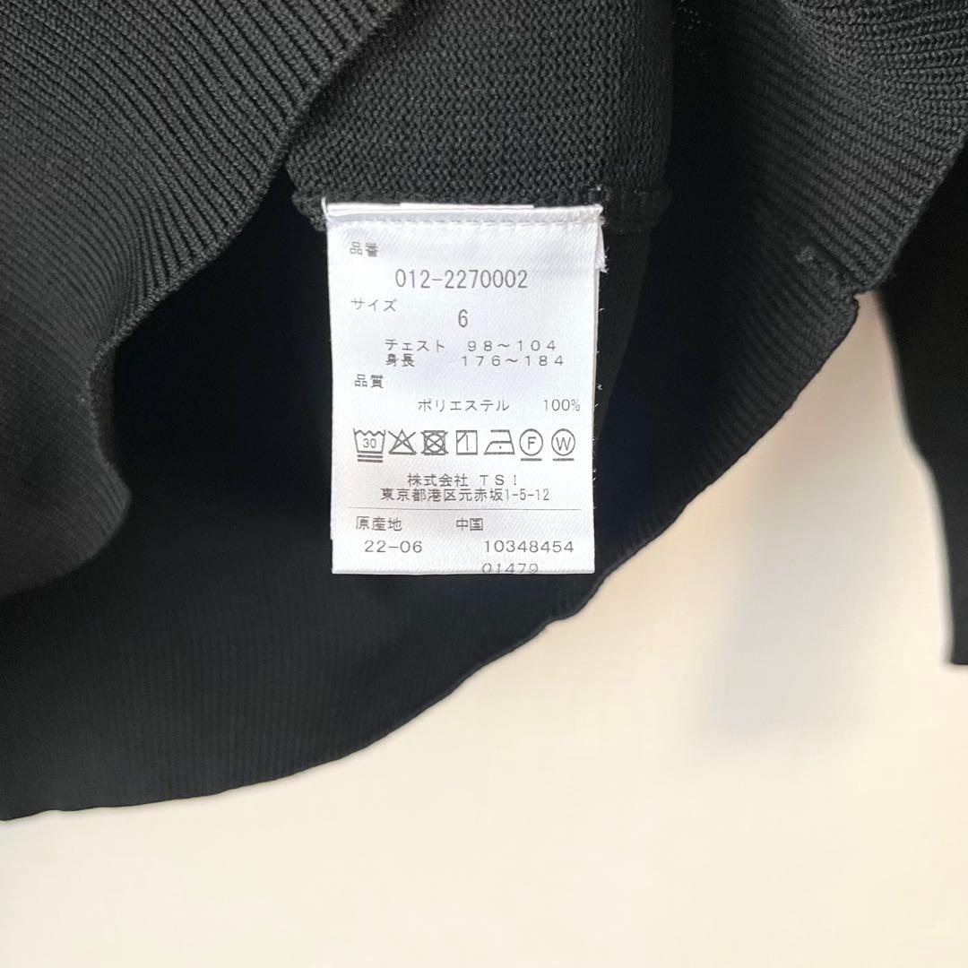【極美品】ニューバランスゴルフ ニット セーター 6 LL 黒 ブラック メンズ