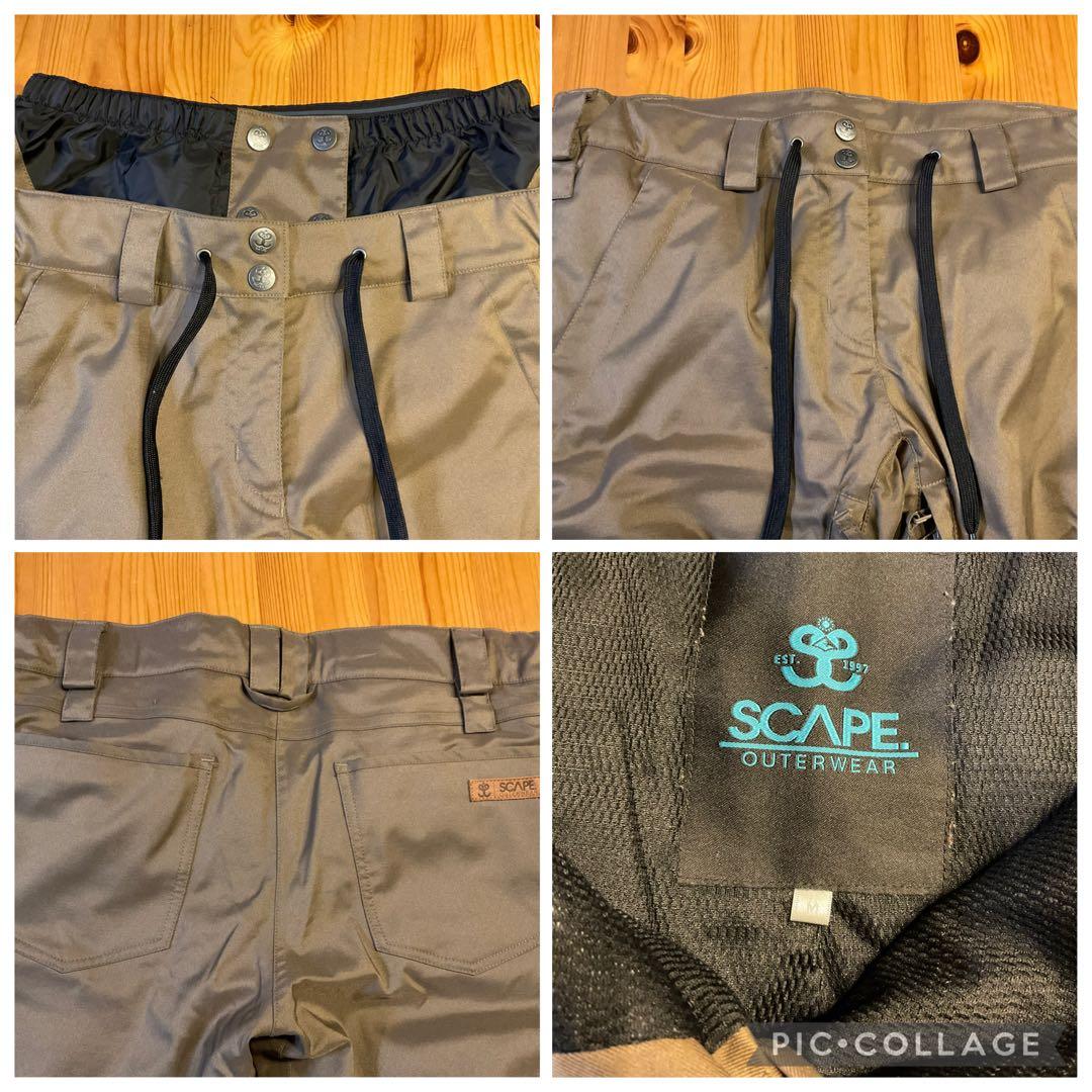 SCAPE×Mark Gonzalesコラボ　スノボウエア　セットアップ