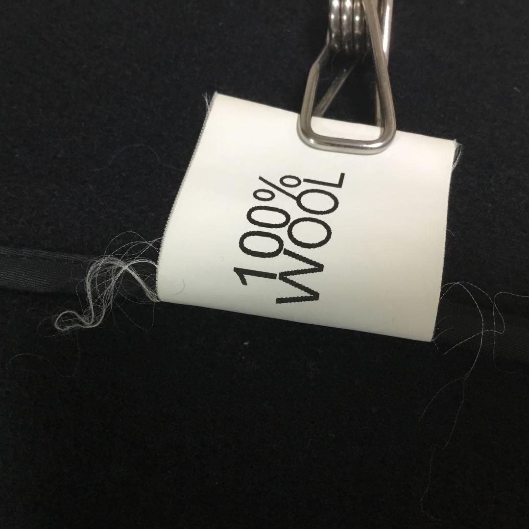 OLD ENGLAND ダッフルコート 黒 ブラック 34 WOOL 毛100％