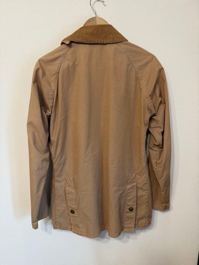 【春用】Barbourノンオイル ビデイル ベージュ 36