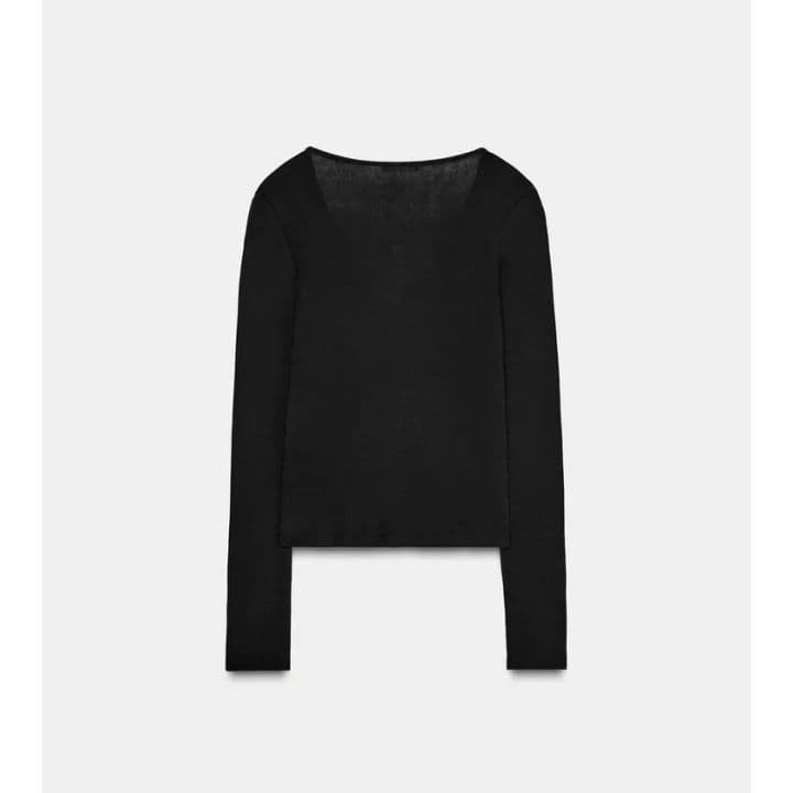【最安値】ZARA コンビネーションレーストップジャケット S ブラック 完売品