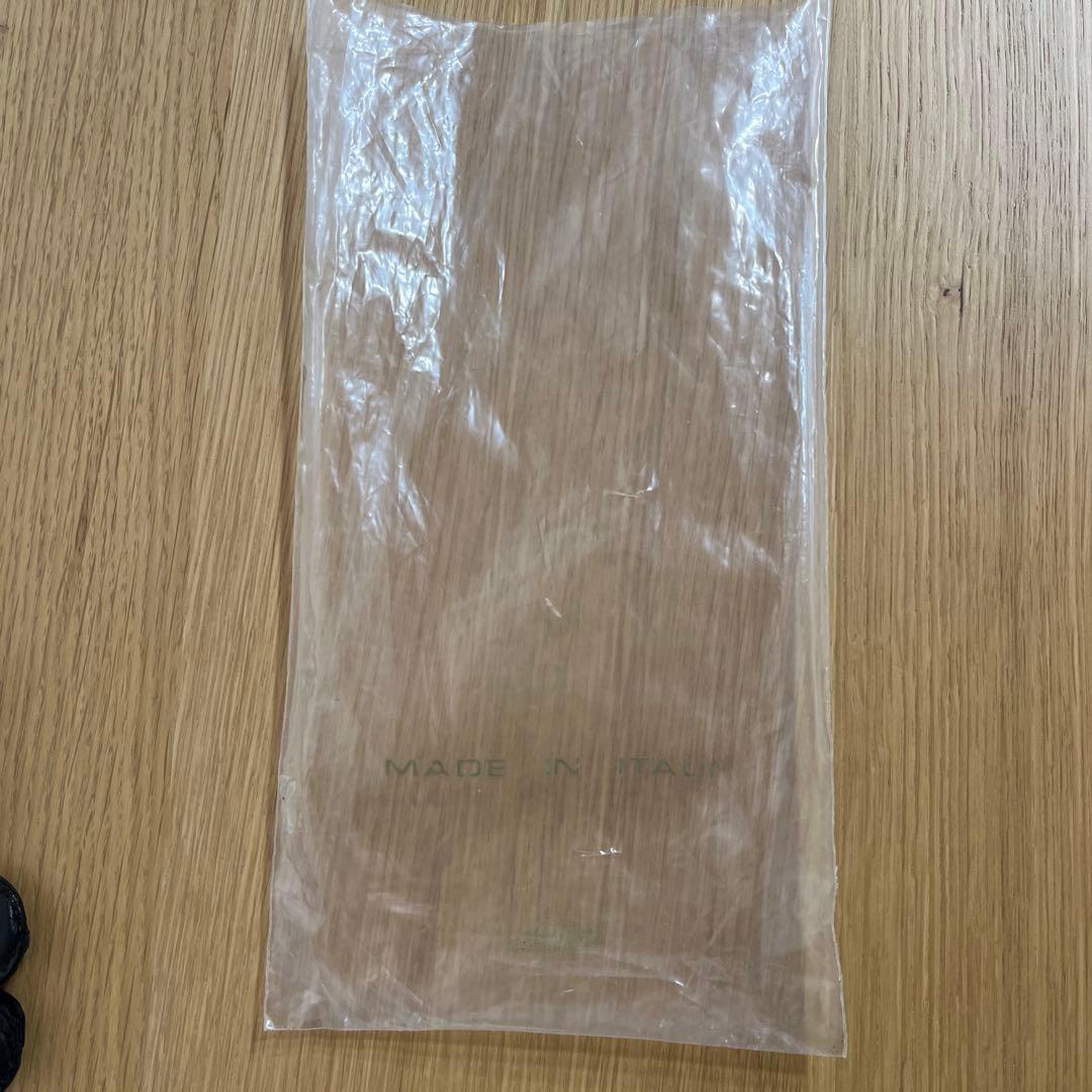 新品　イタリア製　本革　カシミア手袋