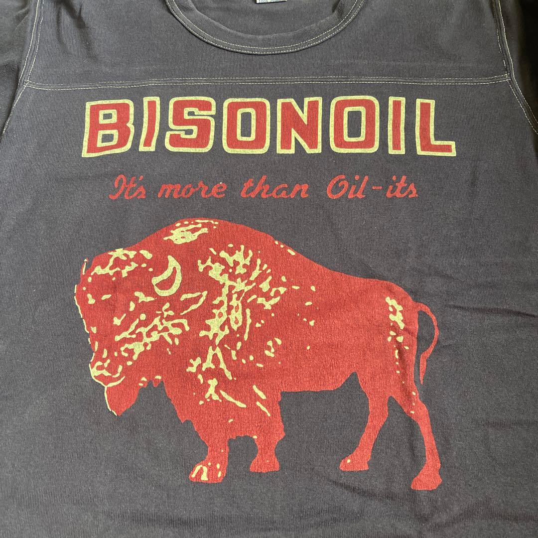 BOOTLEGGERSブートレガーズBISONOILフットボールTシャツM