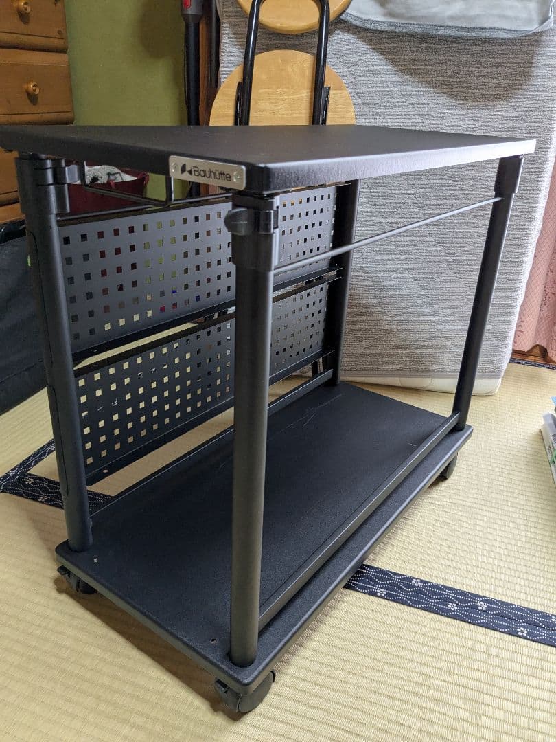 Bauhutte 昇降式L字デスク BHD-670H-BK
