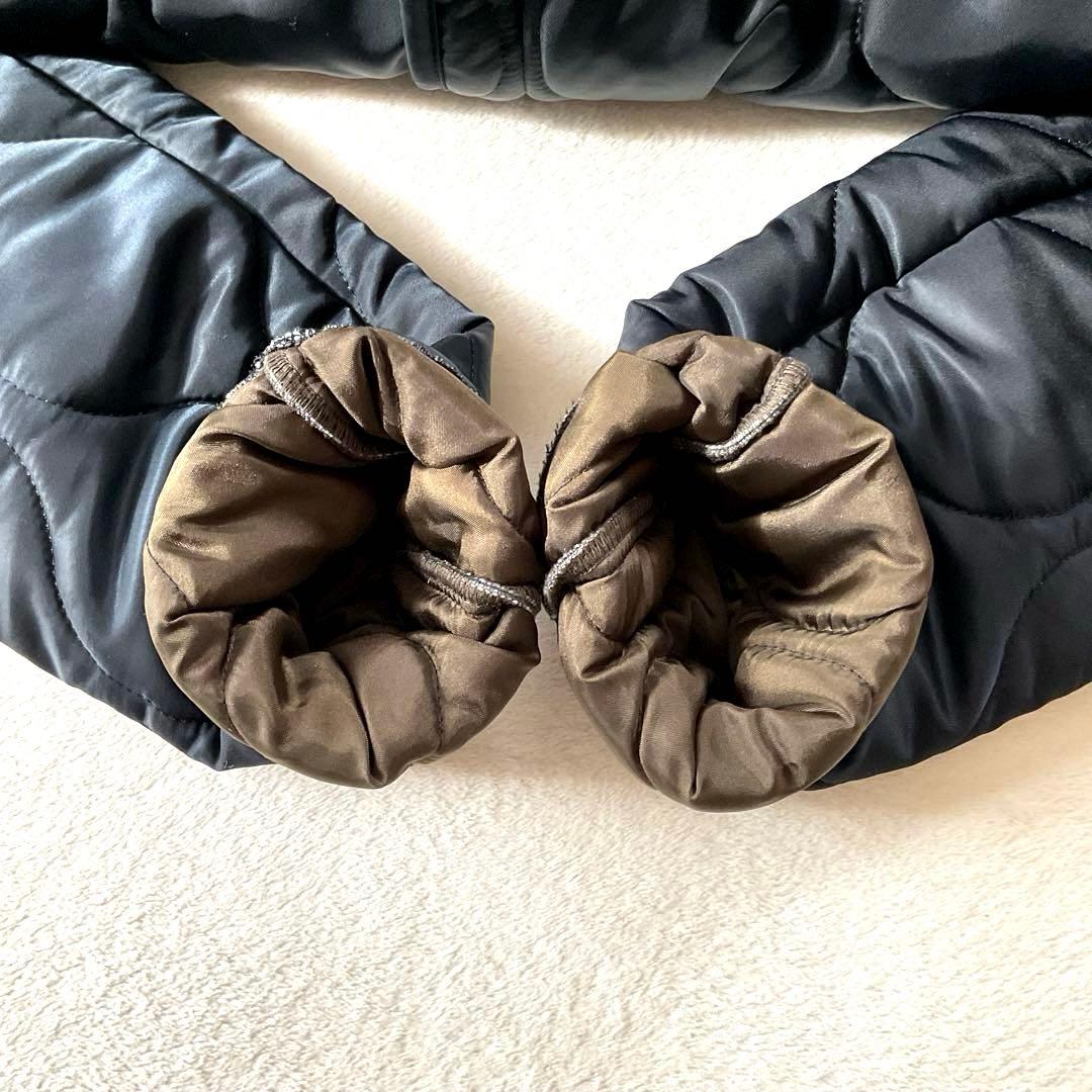 Traditional Weatherwear ノーカラー キルティングコート