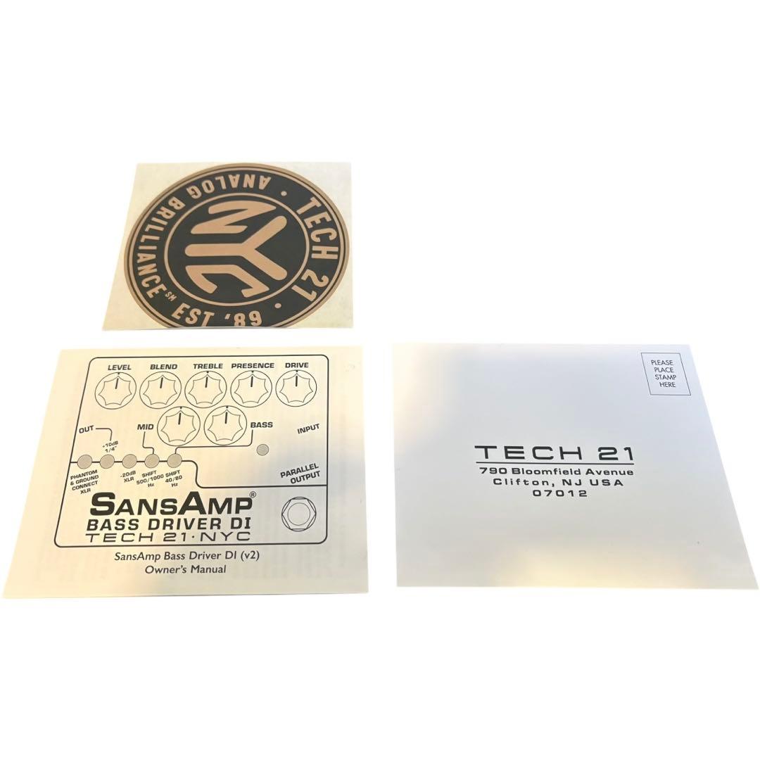 新品 TECH21 SANSAMP BASS D DI 30周年モデル
