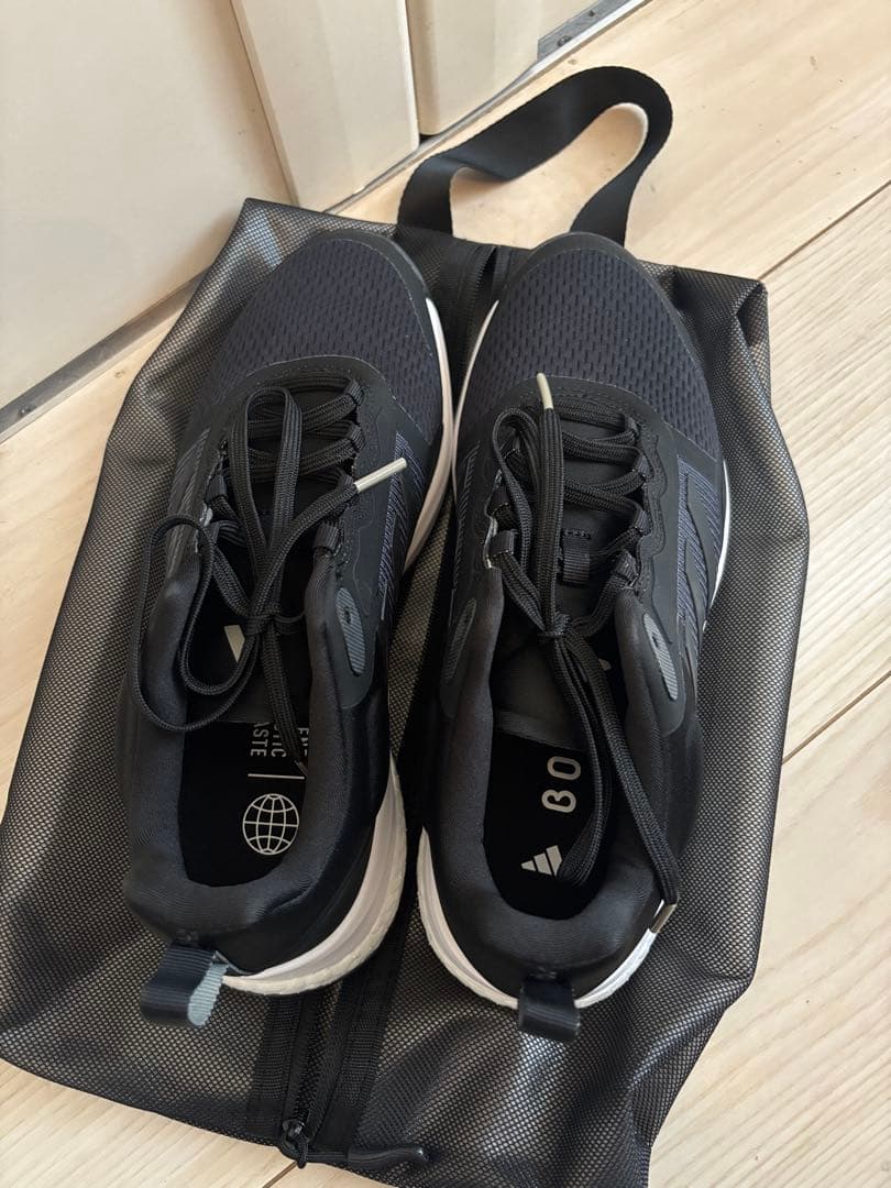 [adidas] レディース ゾイシアゴルフシューズ　黒　新品